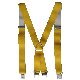  High Quality Y-Shape Yellow The Chinese Braces Elastic Suspender for Men