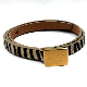 Fashion Horse Fur Lady′s Belt for Skirt manufacturer