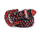  Custom Colorful Diamond Crystal Western Cowgirl Faux Leather Bling Studded Crystal Men Rhinestone Belt