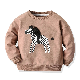  Infant Toddler Long Sleeve Round Neck Pullover Organic Baby Girl Loose Sweatshirts
