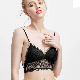  New Ladies Triangular Cup Sexy Underwear Push up Backless Transparent Lace Bra