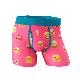  OEM & ODM Factory Customized Smiling Face Latest Luxury Underwear Men Boxer Briefs Print Boxer Briefs Men′s Underwear with Logo
