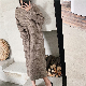  Thick Hooded Sweater Dress for Autumn and Winter Over-The-Knee Coat with Matching Bottoming Sweater Loose Sweater Dress for Women with Long Skirt