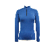  100% Meino Wool 1/4 Zip Long Sleeve Top for Ladies S