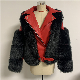  Women Winter Imitation Fox Fur Patchwork Leather Jacket Xysx05140 Fashion Color Contrast Fur Coat