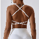 Wholesale OEM/ODM Women′ S Strap Camisole Crop Tank Tops Crossover Back Yoga Bra Quick Dry Fitness Gym Active Workout Wear Sports Bras Bikini manufacturer