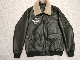  Pilot Flying Moto Bomber Leather Jacket PU Coat with Warm Lining