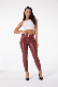 Women′s Fleece Leather Pants New PU Fitness Hip-Lifting Pants