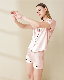  Wholesale Silk Cotton Women Sleepwear Custom Lace Suspenders Sexy Nightwear Pajamas