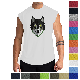  Wholesale Quality Cotton Polyester Plus Size Men′s Printed Vest Tank Top