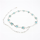 Wholesales Fashion Western Metal Oval Turquoise Concho Chain Belt for Women