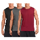  OEM Mens Quick Dry Breathable Oversize Gym Muscle Sleeveless Shirt