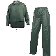  PVC Polyester Adult Rainsuit Rain Coat Rain Pants Waterproof Workwear