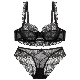  Sexy Lace Ladies Plus-Size Wholesale Women Fashion Embroidered Set Corset Bra Underwear
