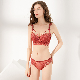  Thin Bra Set Sexy Lace Large Women′s Underwear