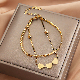  Titanium Steel Heart Double Layer Bracelet Women High Quality Jewelry Wholesale