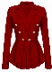 Womens Blazer Peplum Blazer Long Sleeve High Low Asymmetrical Blazer Casual Wear Esg13655