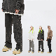  Spring Side Split Washed Heavy Sweatpants High Street Fashion Trousers Men