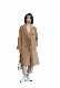 Double Breasted Solid Woolen Handmade Women Long Trench Coat