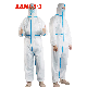 Disposable PP Non-Woven Isolation Gown Protective Clothes Tyvek Coveralls