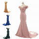 Mermaid Prom Party Gowns Lace Spandex Bridesmaid Dresses Z5085 manufacturer