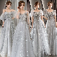  Yb04 Bridesmaid′ S New MID-Waist Slim Temperament Thin Gray Bridesmaid Dress