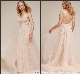 Blush Pink Formal Gowns Backless Celebrity Evening Dresses Z509