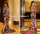 Backless Prom Dress Side Split Arabic Evening Dresses Embroidery Celebrity Dress Yao77