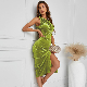 Dear-Lover Wholesale Velvet One Shoulder Sleeveless Cut out Sheath MIDI Dress manufacturer