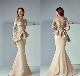  Champagne Formal Gown Lace Satin Mother of The Bride Bridesmaid Evening Dress B2016