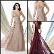  Champagne Prom Formal Gown Burgundy Mother of The Bride Evening Dress E3988