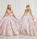  Pink Vestido De Novia Bridal Ball Gown Lace Vestidos Quinceanera Dresses Q252