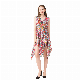 Floral Print Fashion Summer Women Dress Casual Dress Elegant Beach Bohemian Ladies Dresses manufacturer