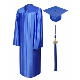  Wholesale Royal blue Graduation Gown and Cap with Tassels 2020