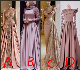  Pink Purple Muslim Party Prom Gowns Long Evening Dresses P2219