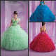  Sweetheart Beading Crystals Quinceanera Dress Blue Green Ball Gown Yao29