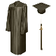  Custom Shiny High School Graduation Cap and Gown