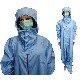  Blue Color Various Size Cleanroom Work ESD Garment
