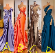 Mermaid Party Prom Gowns Long Satiin Velvet Evening Dresses P1223