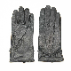 Wholesale Custom Women Men Winter Soft Sheep Black Patent Leather Gloves