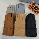 Genuine Men′s Sheepskin Fur Leather Gloves for Winter
