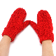  Knitted Gloves Women′s Mittens Plus Velvet Thick Warm Plus Velvet Wool Gloves