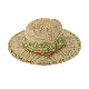  Luxury Beach Sunshade Foldable Wide Brim Panama Straw Hats for Women Lady