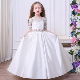 Ins Flower Girl Temperament Princess Tutu Long Dress