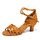  Ballroom Adult Women Brown Latin Dance Shoes Professional 5cm 601