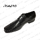  Ywq, Full Grain Leather Square Head Toe Black Business Shoe Durable Rubber Outsole Classic Office Dress Shoe Hsa070