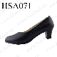  Gww, Long Time Stand Comfortable Office Shoe for Airport Workers Low-Cut Style Full Grain Leather Lady Dress Shoe Hsa071