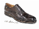  Brogue Leather Oxford Shoes Handmade Goodyear Welted Shoes