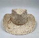  Sun Protect China Panama Natural Straw Fashion Shapeable Cowgirl Hat