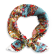  2024 Custom 21*21in Square Digital Printed Mulberry Silk Scarf for Lady